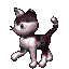 small 3d cat walking