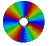 spinning CD disc