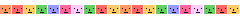 spinning square smilies divider